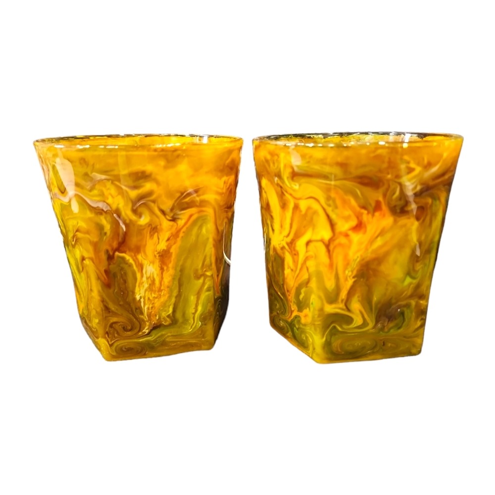 Dijon&Bronze/ Bourbon Rocks Glasses - Picture 3 of 3